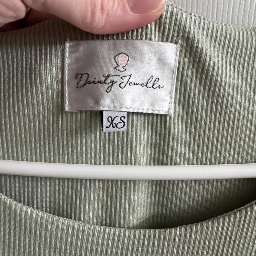 Dainty Jewells New Chapter Sage Dress - Picture 2 of 3